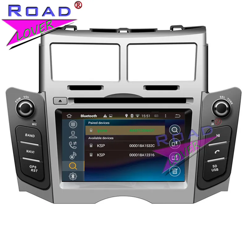 Roadlover Android 9.0 Car PC DVD Player Radio For Toyota Yaris 2005 2006 2007 2008 2009 2010 2011 Stereo GPS Navigation Magnitol |