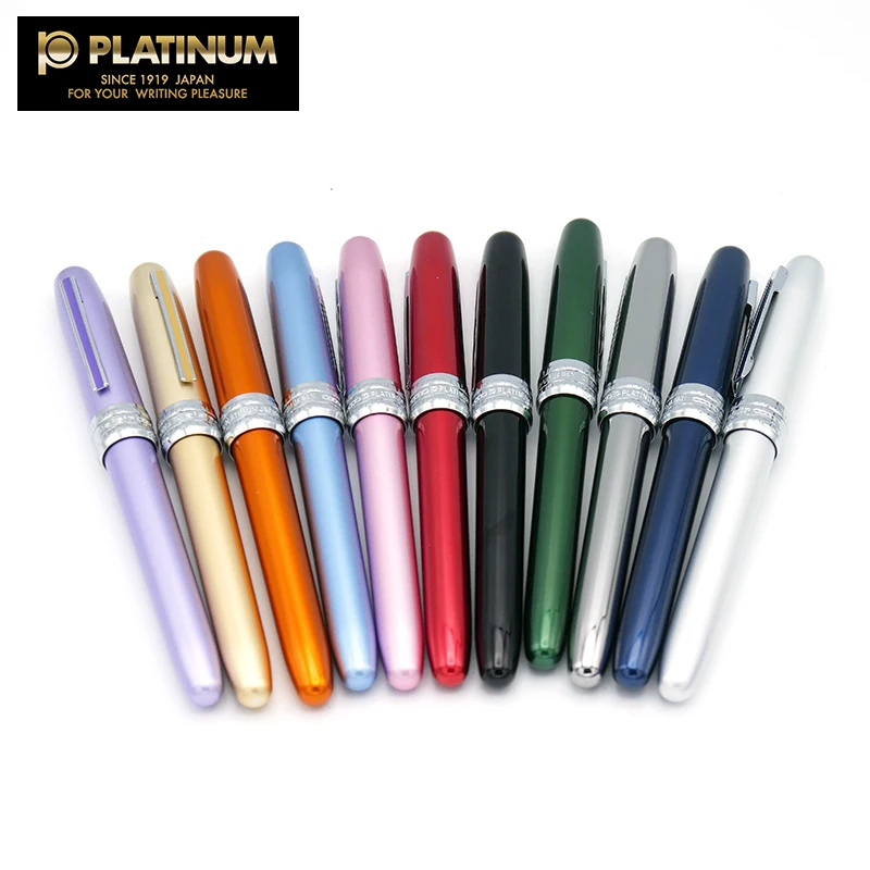 Kawaii Fountain Pen High Quality Duke Stainless Steel Nib Colored Pens PLATINUM PGB-1000 for Writing | Канцтовары для офиса и