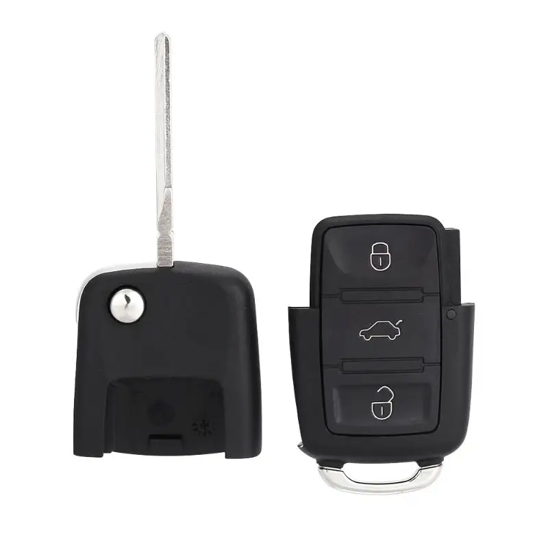 Замена ключа входа дистанционного Fob корпус 3 кнопки для VW Polo Гольф Топ с откидным