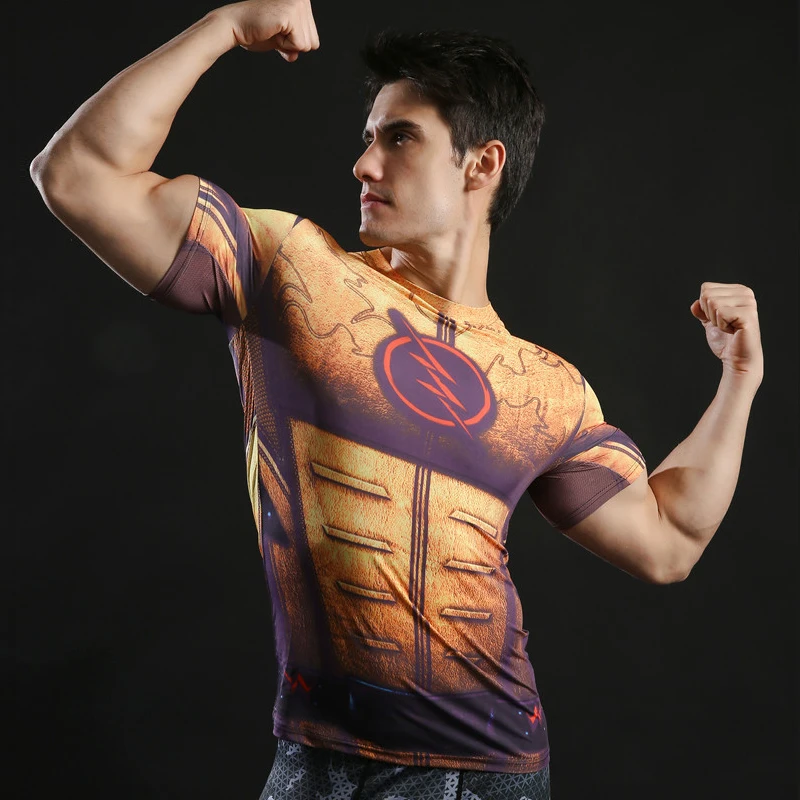 Детские Goku мужские футболки для фитнеса Спортивная быстросохнущая рубашка Спортивная рубашка для бега человек с коротким рукавом Dragon Ball Z дизайн тренировочная футболка