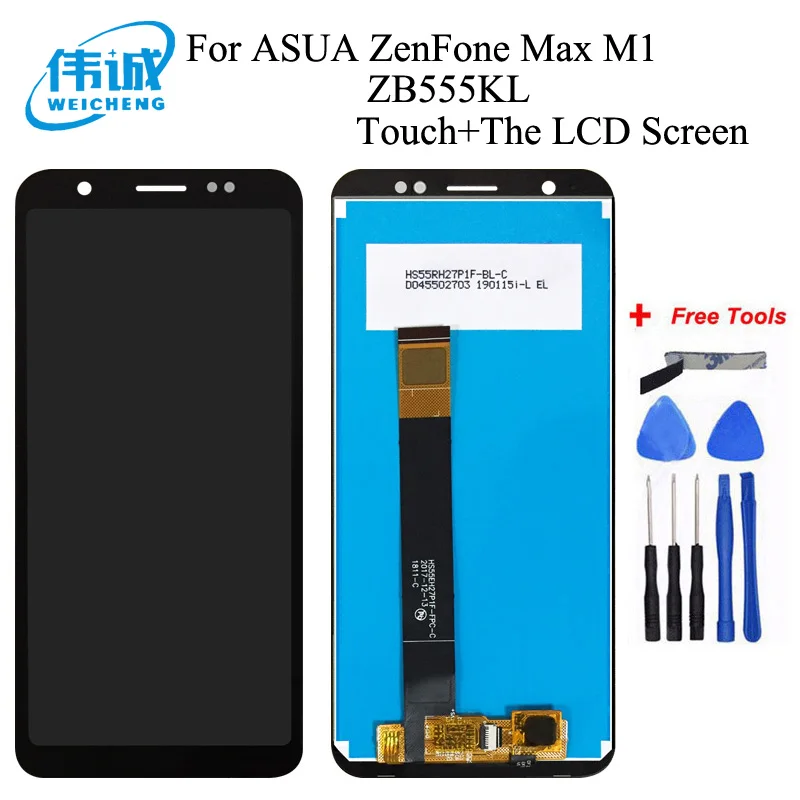 ЖК дисплей 5 ''для ASUS Zenfone Max M1 ZB555KL панель сенсорного экрана дигитайзер