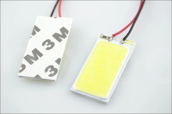 2 комплекта COB Chip 18 SMD СВЕТОДИОДНЫЙ купольный светильник для чтения внутри