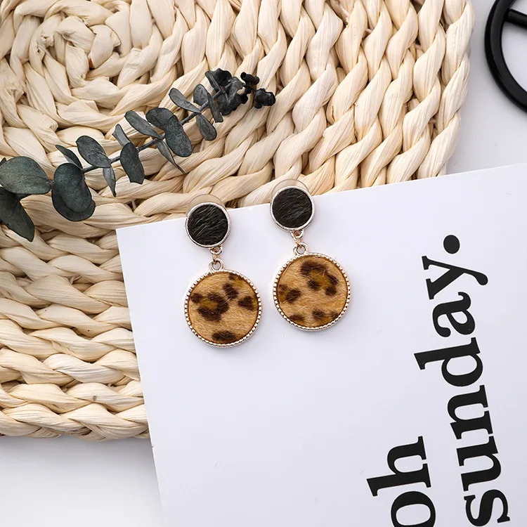 3* корейская мода сексуальные леопардовые серьги коллекция преувеличенный темперамент Коралловая Длинная подвеска женские серьги бамбуковые Макси ювелирные изделия