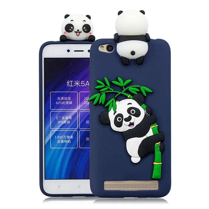 Lovely 3D Pattern Back Cover For Xiaomi Redmi 5 Plus 4A 5A 4X S2 Case Shockproof Soft TPU Note Pro |
