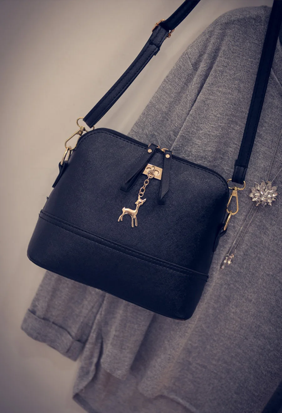 TINED Brand Новые Женские Сумки На Ремне Простая Мода Shell Shape Женщины Небольшой Сумка Crossbody Сумка Дамы Молния Сумки