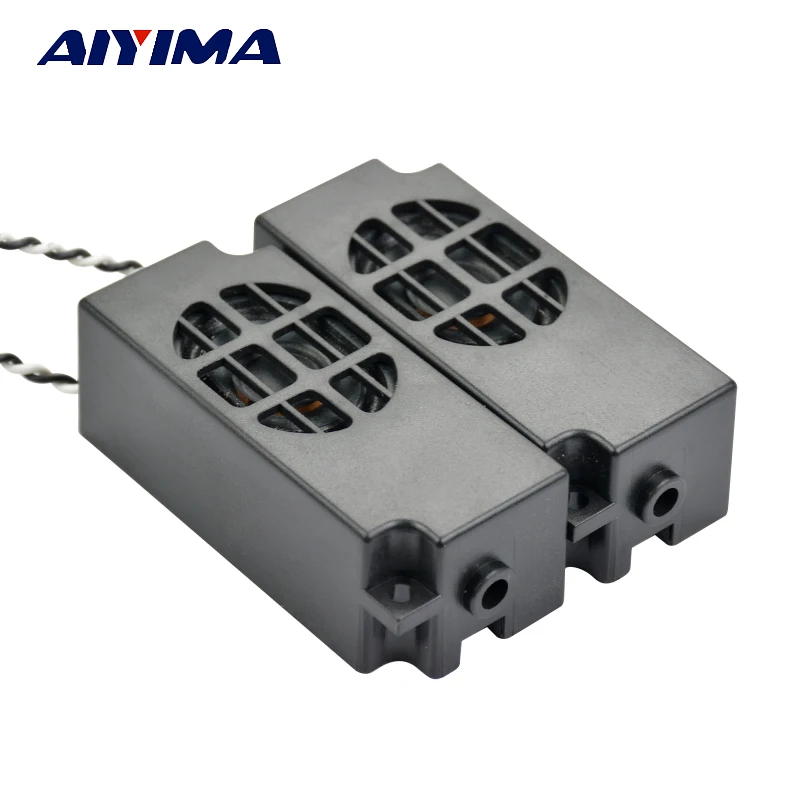 Aiyima 2 шт. 4ohm 5 Вт Liquid Crystal ТВ небольшой пассивный Колонки компьютер Soundbox массажер