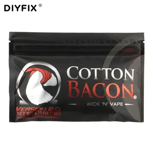 Фитиль из органического хлопка DIYFIX для электронной сигареты, перестраиваемый RDA RBA сделай сам для атомайзера, нагревательная катушка, провод