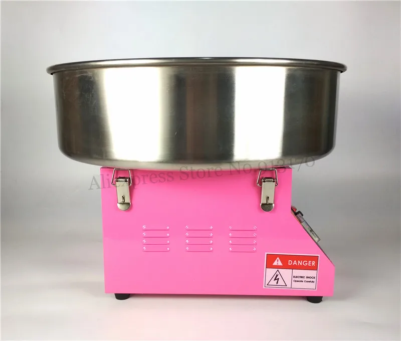 Electric Fairy Floss Maker Cotton Candy Machine Low Noise Stainless Steel Bowl Scoop Household and Commercial Use 220V~240V