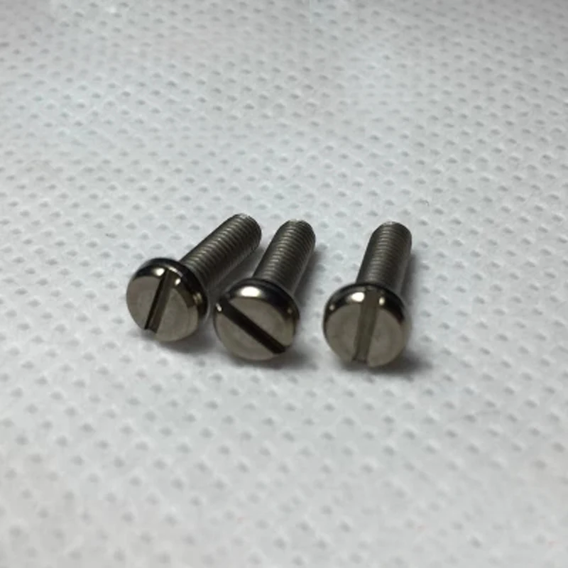 M1 Soltted Titanium Screws Cylindrical head Bolt DIN84 Solt Pure GR2/TA2 Length 2mm-6mm 1Pcs | Обустройство дома