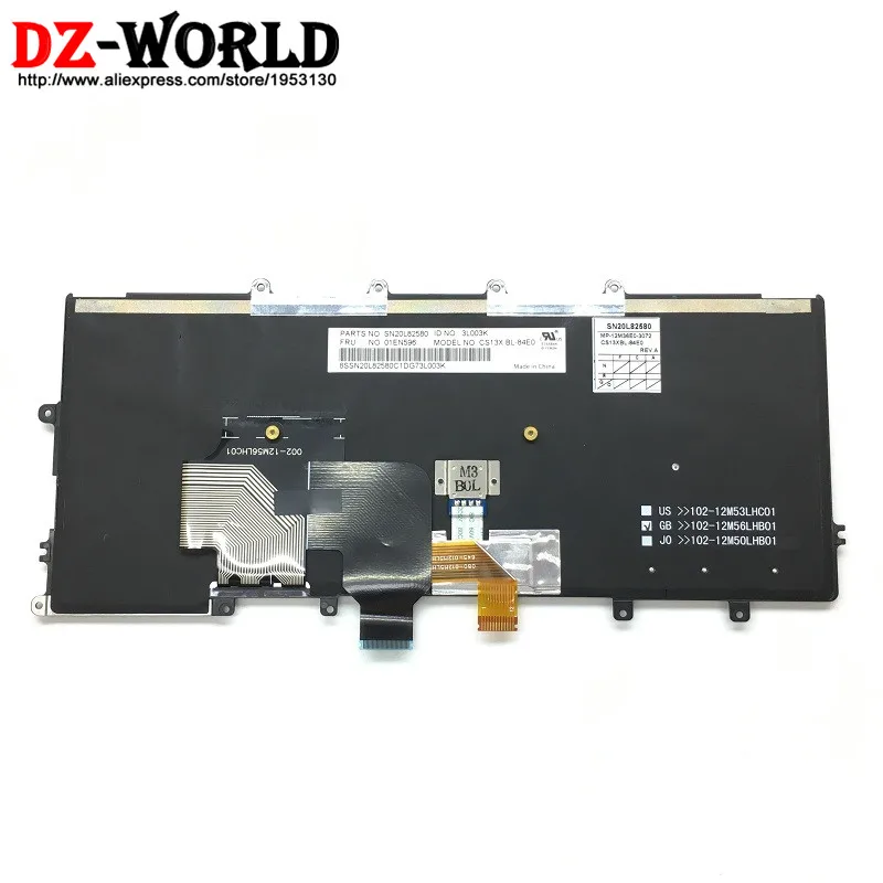 Клавиатура с подсветкой для Lenovo Thinkpad X270 A275 01EN596 01EP072 SN20L82580|thinkpad backlit keyboard|lenovo keyboard