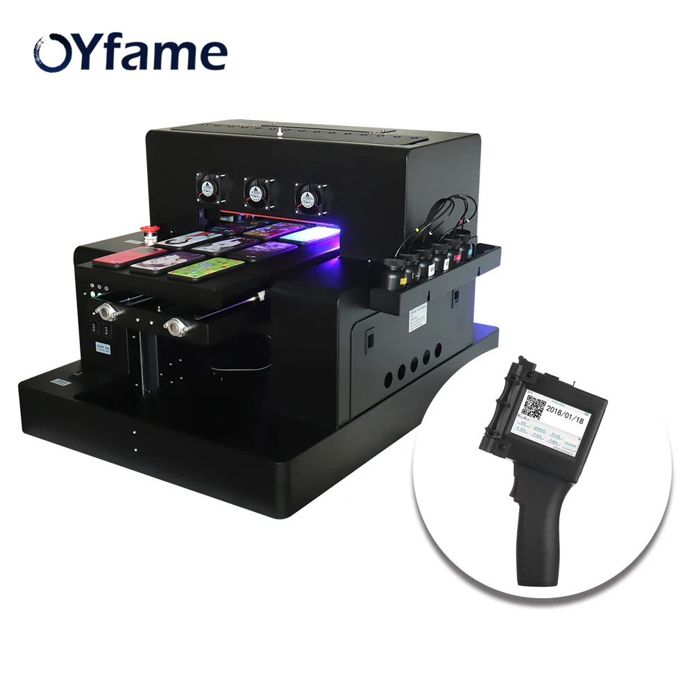 Автоматический УФ принтер OYfame A3 чехол для телефона цилиндрическая машина печати