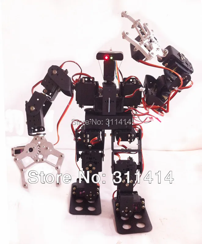 Набор для обучающих роботов 15DOF Biped + 2 шт. металлических зажимов включая серво