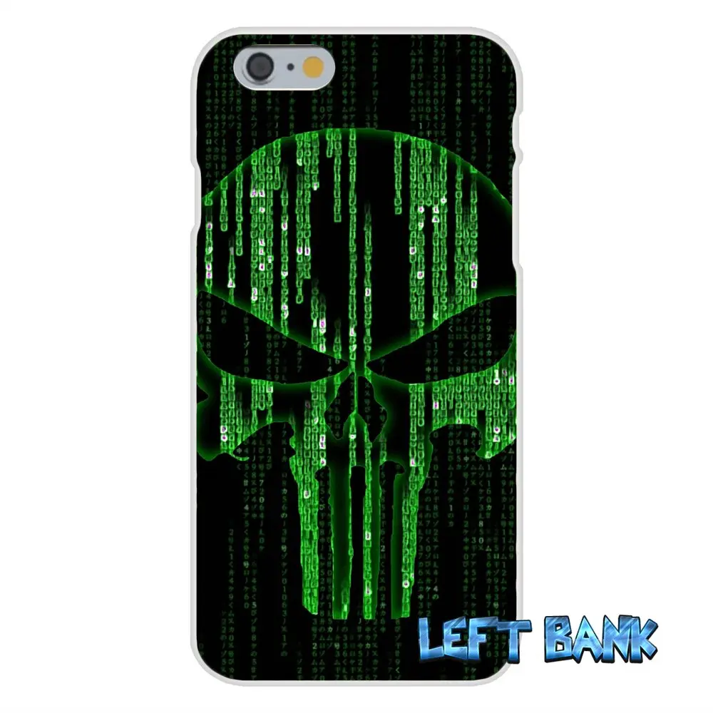 Stunning Punisher Skull Logo Soft Silicone TPU Transparent Cover Case For Samsung Galaxy Note 3 4 5 S4 S5 MINI S6 S7 edge | Мобильные