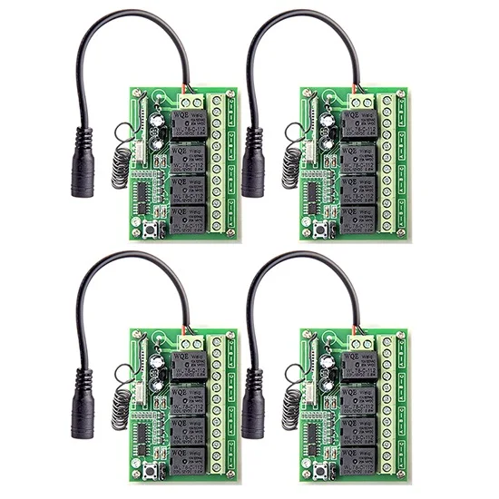 relay x4 Беспроводной пульт дистанционного управления Smart 4CH беспроводной релейный выход для G90B G90B plus S2G S2W S1 G90E - Цвет: relay x4