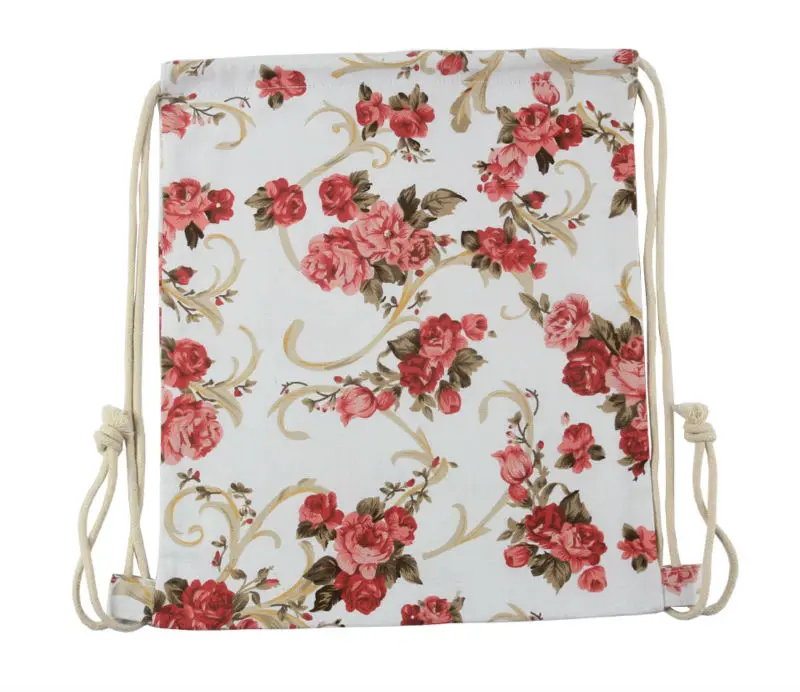 Women Flower Printing Swimming Shoes Bags New Sports And Travel Backpack Hot Storage Book School Pack Beach Bag | Спорт и