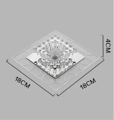 

HQXING Crystal LED Ceiling Lights Modern Ceiling LED lamp Surface Mounted Embeded Install Crystal LED Lighting For Living Room