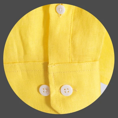2017 New Men clothing Bigbang Hair Stylist British Fashion street yellow Linen shirt Plus size singer costumes | Мужская одежда