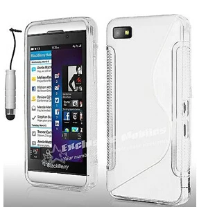 Grip S Line Silicone Gel Case Cover & Screen Protector FOR BLACKBERRY Z10 BB 10|cover towel|cover lenovocover protector |