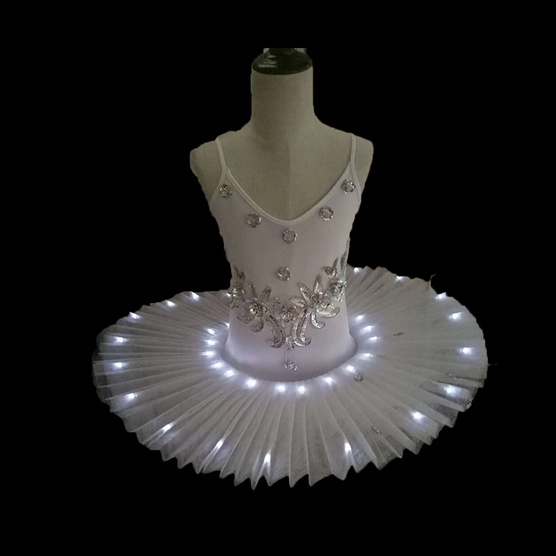 Ruoru/профессиональная балетная пачка со светодиодной подсветкой для детей