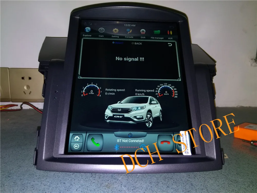 10,4 ''Tesla стиль Android 8,1 Автомобильная dvd-навигационная система плеер для honda CRV C-R-V 2012- px6 carplay Радио Стерео ips медиа