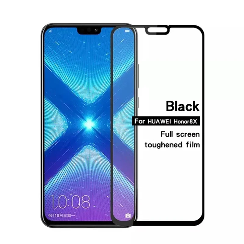 9D Защитное стекло для huawei honor 8X полное покрытие экрана протектор 8x закаленная