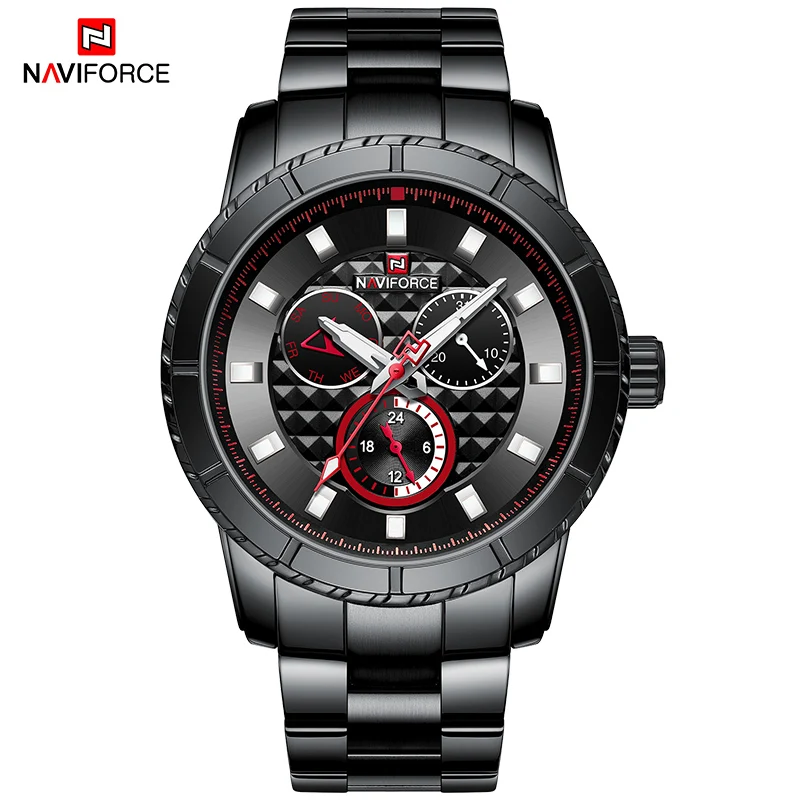 BBR Новинка NAVIFORCE мужские классические часы Топ люксовый бренд Бизнес Мода Кварцевые водонепроницаемые спортивные часы для мужчин Relogio Masculino - Цвет: BBR