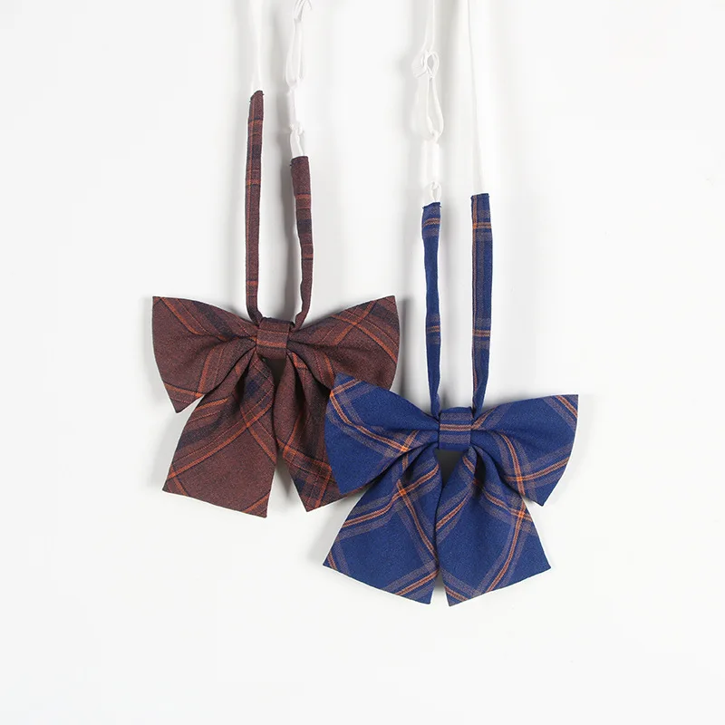 Новый синий галстук бабочка Jk полосатый однотонный Воротник шейный платок