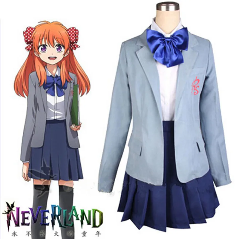 Горячая аниме Gekkan Shoujo Nozaki kun косплей Сакура Чио новая школьная форма Забавный сексуальный костюм на Хэллоуин