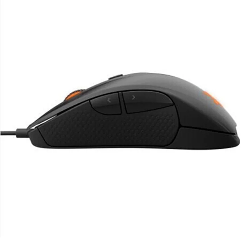 Оригинальная Steelseries Rival 300 6500 dpi оптическая игровая мышь Мыши серебристого цвета USB Проводная для FPS RTS MMO Gamer