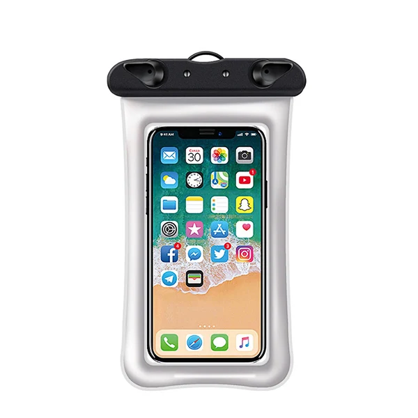 Белый ACCEZZ Универсальный Водонепроницаемый Чехол 6 дюймов для iPhone XS XR X 8 7 6 Plus водонепроницаемая сумка для samsung S8 S9 Xiaomi чехол для телефона - Цвет: Белый