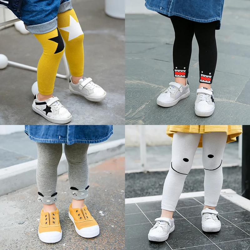 2018 весенне-осенние детские колготки с двойными иглами для девочек и мальчиков