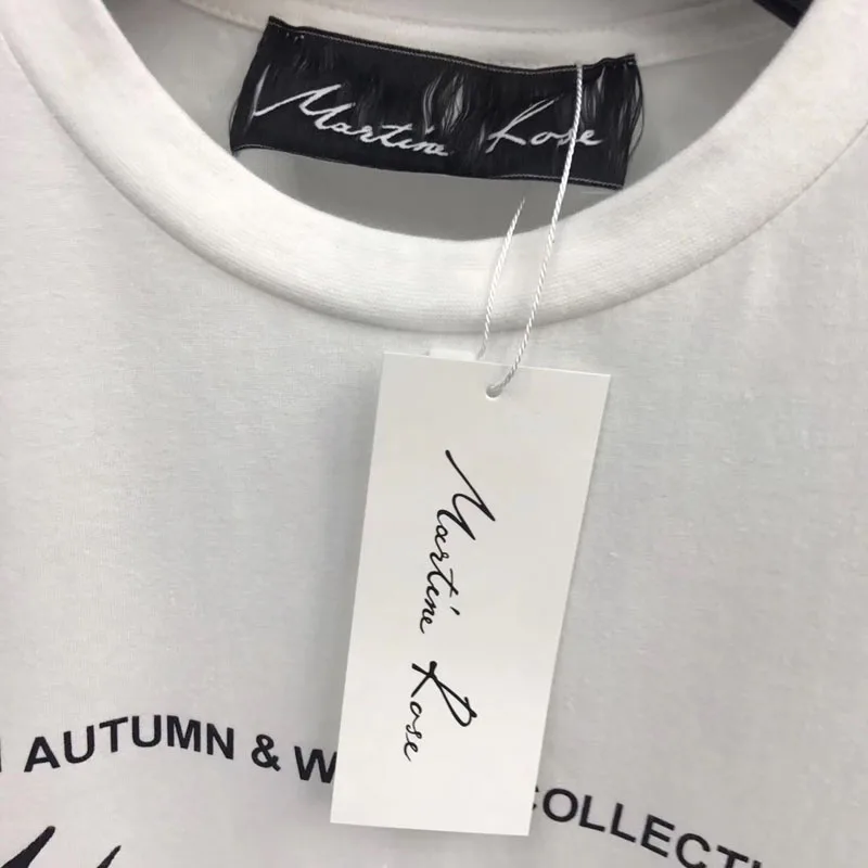 Футболка Martine Rose для мужчин и женщин, хлопок, 19SS, уличная одежда, Harajuku, футболки, Camisetas Hombre, фирменная футболка Martine Rose