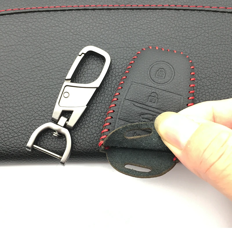 Чехол для Kia Sorento / Rio Rio5 Optima из натуральной кожи с 4 кнопками|Футляр автомобильного