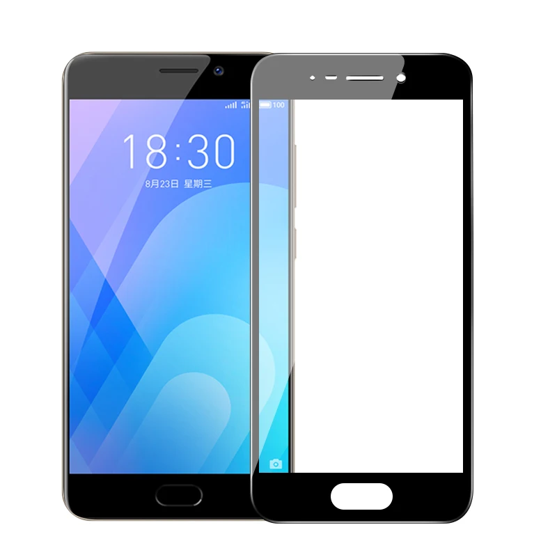 Полное покрытие закаленное стекло для Meizu M5 M6 Note M6T Pro 7 Plus Защита экрана M3E ME2 U20 U10 15