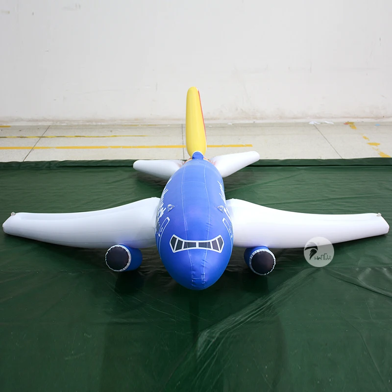 Авиакомпания реклама логотип гигантский синий ПВХ висит надувной