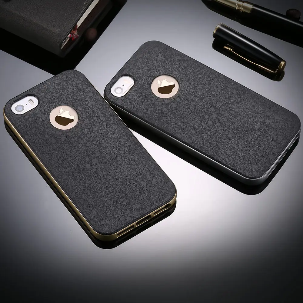 Стильный деловой кожаный чехол KISSCASE для iPhone 6 6S 5 5S SE ультратонкая задняя крышка Plus