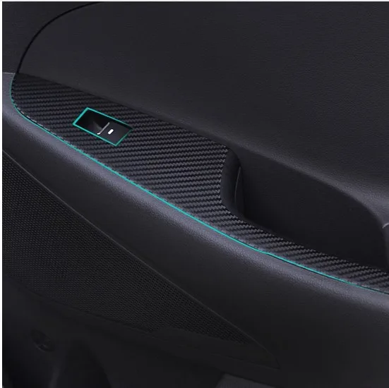 Автомобиль внутренней двери подлокотник панель переключатель окна Углеродного