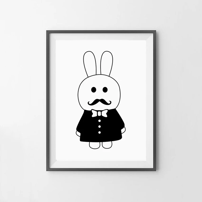 Картина из мультфильма холст художественный принт постер для украшения дома на