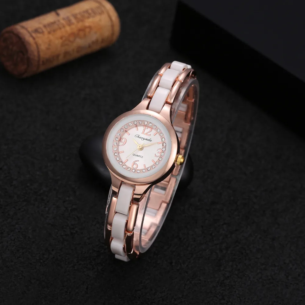 

2020 High Quality Brand Chaoyada Crystals Designer Watches for Women Ultra Slim Ladies Quartz Clock Multicolor Straps Bracelet