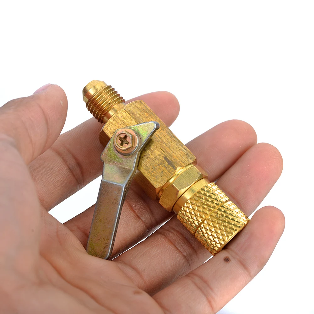 R410A Холодильный шаровой кран адаптер и фтористая медь 1/4 &quotдо 5/16&quot SAE кондиционер