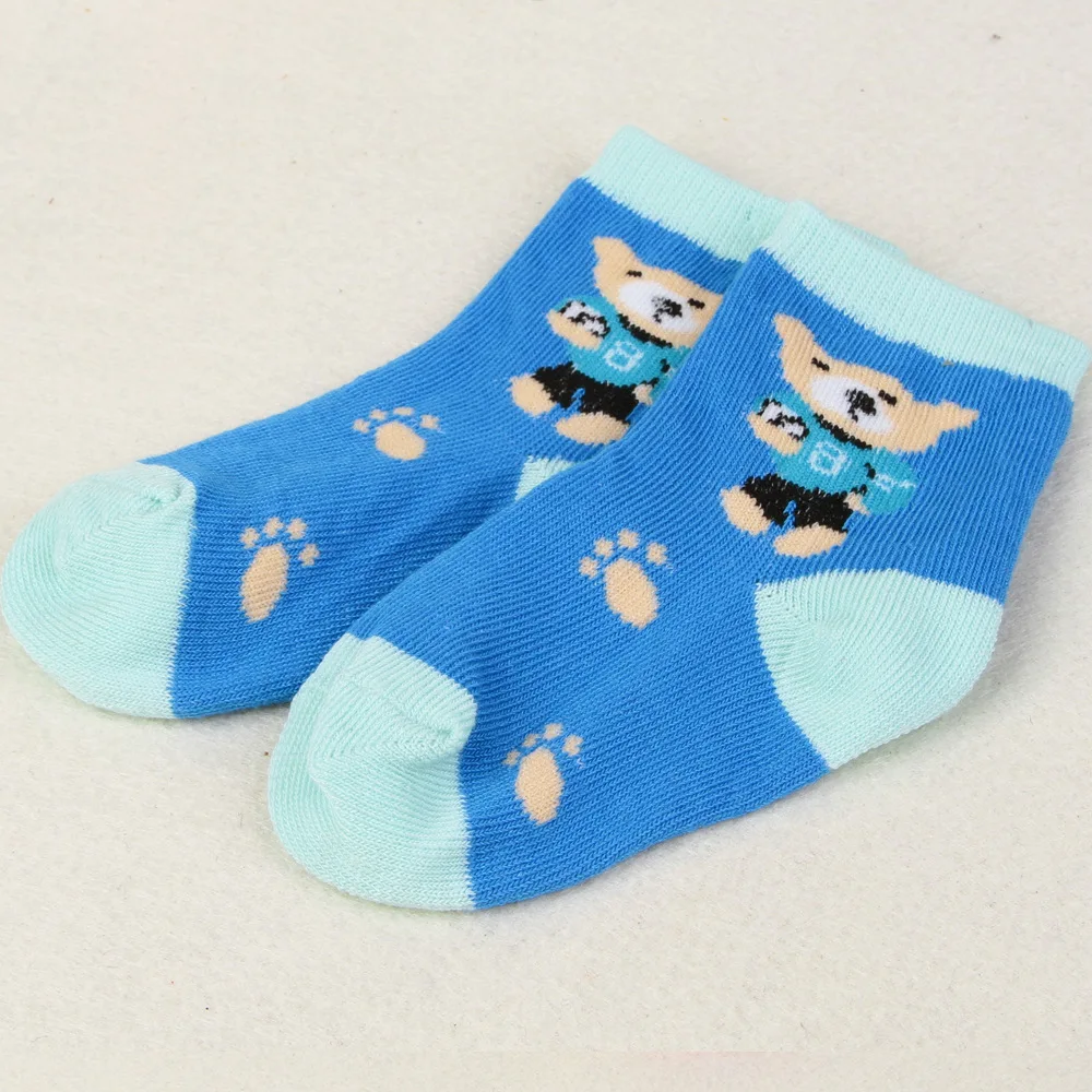 

New children's socks, polyester socks, spring and autumn cartoon baby socks, sweat-absorbent breathable socks, special offer