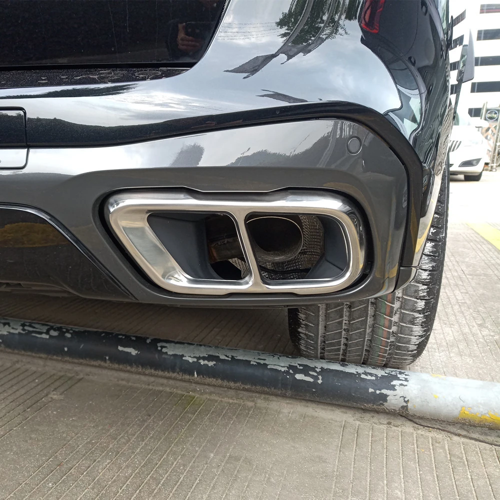 Автомобиль Четыре-out выхлопной трубы крышка отделка для BMW X5 G05 2019 багажник из
