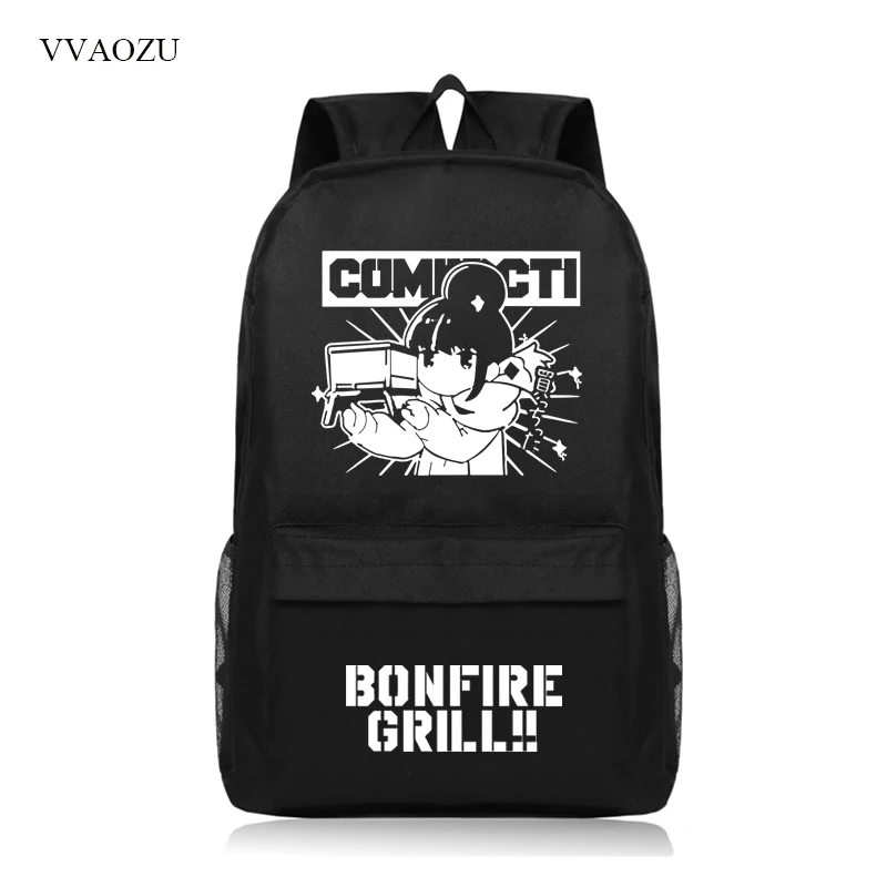 

Yuru Camp Cartoon Anime Student School Bag Casual Large Capacity Backpacks Rucksack Mochila Bolsa Escolar Bagpack
