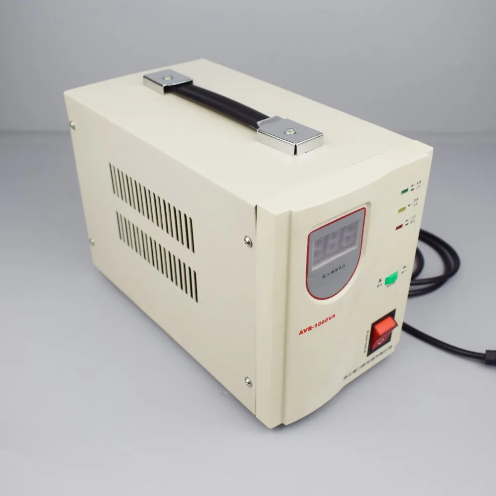 Новое поступление стабилизатор напряжения AVR-1000VA 1000 Вт 1 кВт 1 КВА автоматический бытовой регулятор переменного тока/ТВ ПК регулятор напряжения холодильника