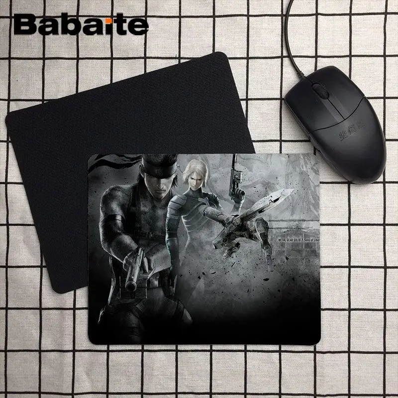 Babaite 2018 New Metal Gear Solid Large Mouse pad PC Computer mat Size for 180*220*2mm and 250*290*2mm Mousepad | Компьютеры и офис
