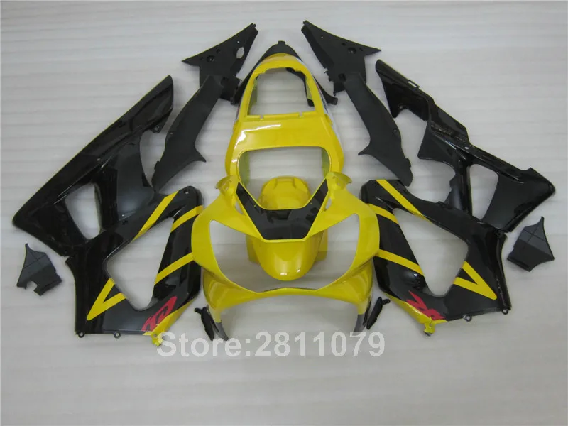

Injection molding plastic fairing kit for Honda CBR929RR 00 01 yellow black fairings set CBR929RR 2000 2001 PA04