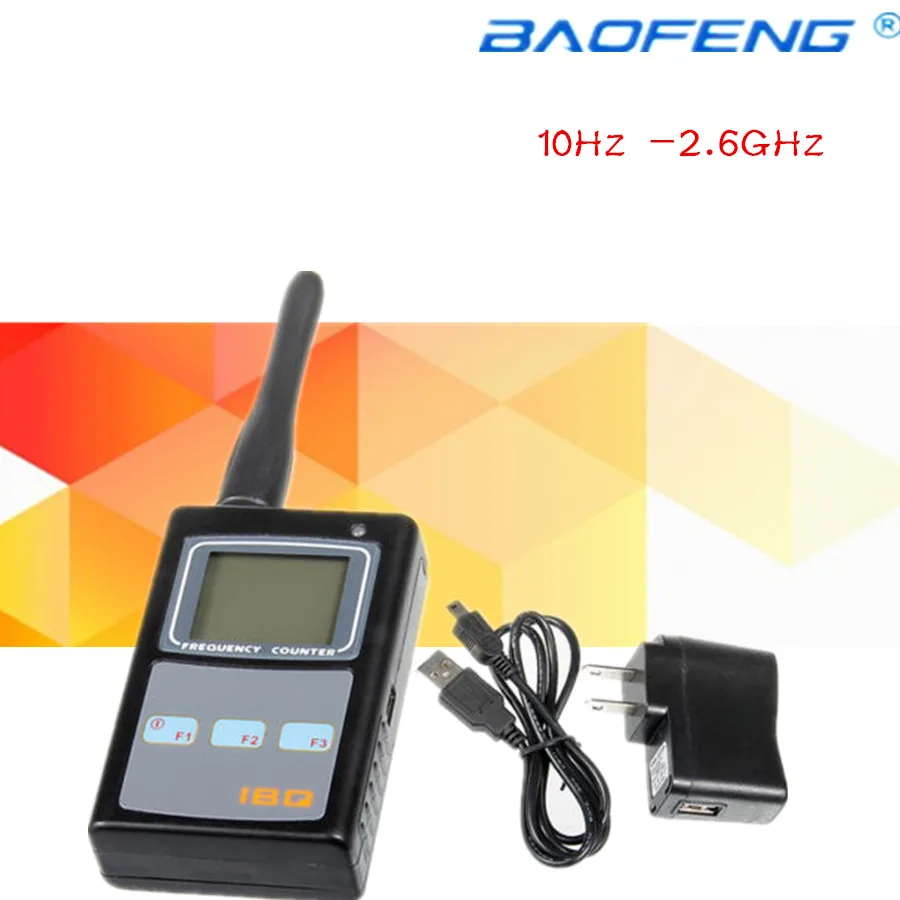 Портативный цифровой счетчик частот IBQ102 10 Гц-2 6 ГГц для радио Baofeng Yaesu Kenwood