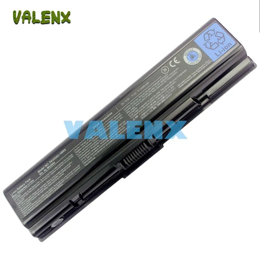 4400 мАч Новый аккумулятор для Toshiba PA3533U 1BRS PA3534U 1BAS PABAS098 Equium A200 A300 A500 L300|battery hand warmer
