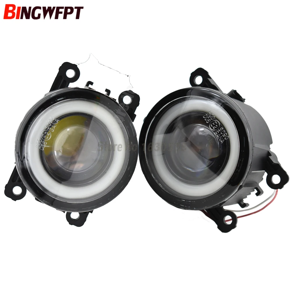 2x (слева + справа) Противотуманные фары Angel Eye светодиодный белого цвета для Renault Clio