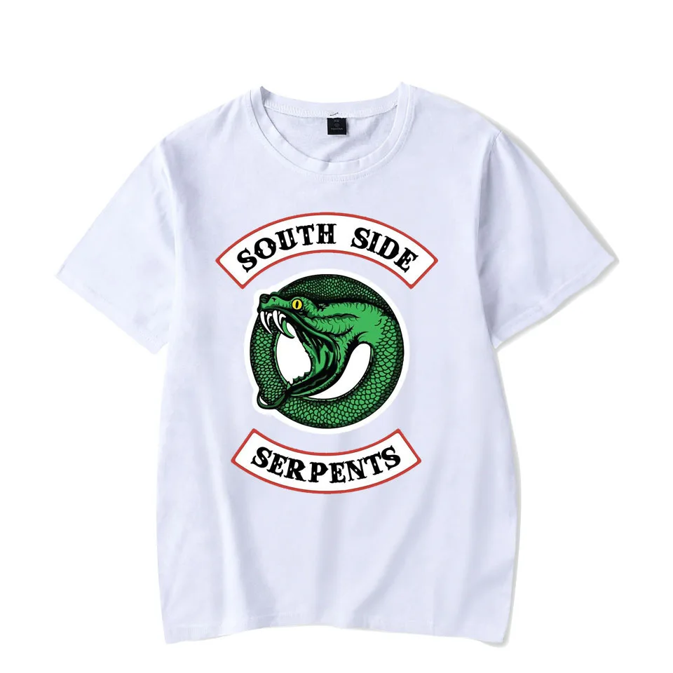 Новый Для мужчин футболка Летний стиль Топы ривердейл &quotSouth Side Serpents&quot человек
